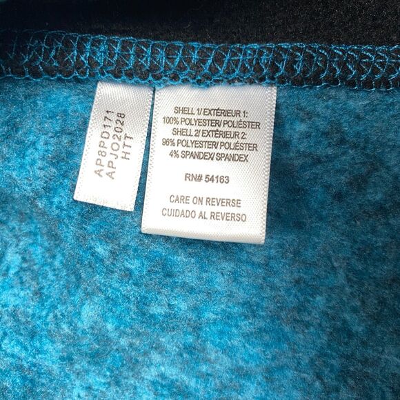 Marc New York Jacket Women Large Turquoise Space Dye Fleece Long Sleeve Full Zip - Picture 6 of 11